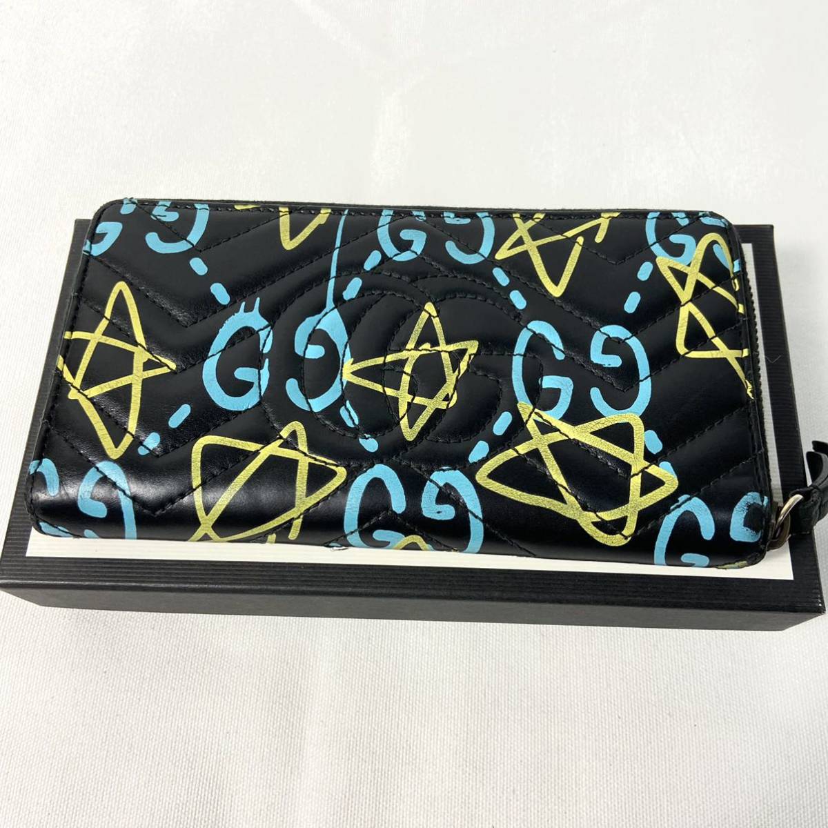1円《極美品》GUCCI グッチ 長財布 GORST ゴースト ラウンド 1円《極美品》GUCCI グッチ 長財布 GORST ゴースト ラウンド