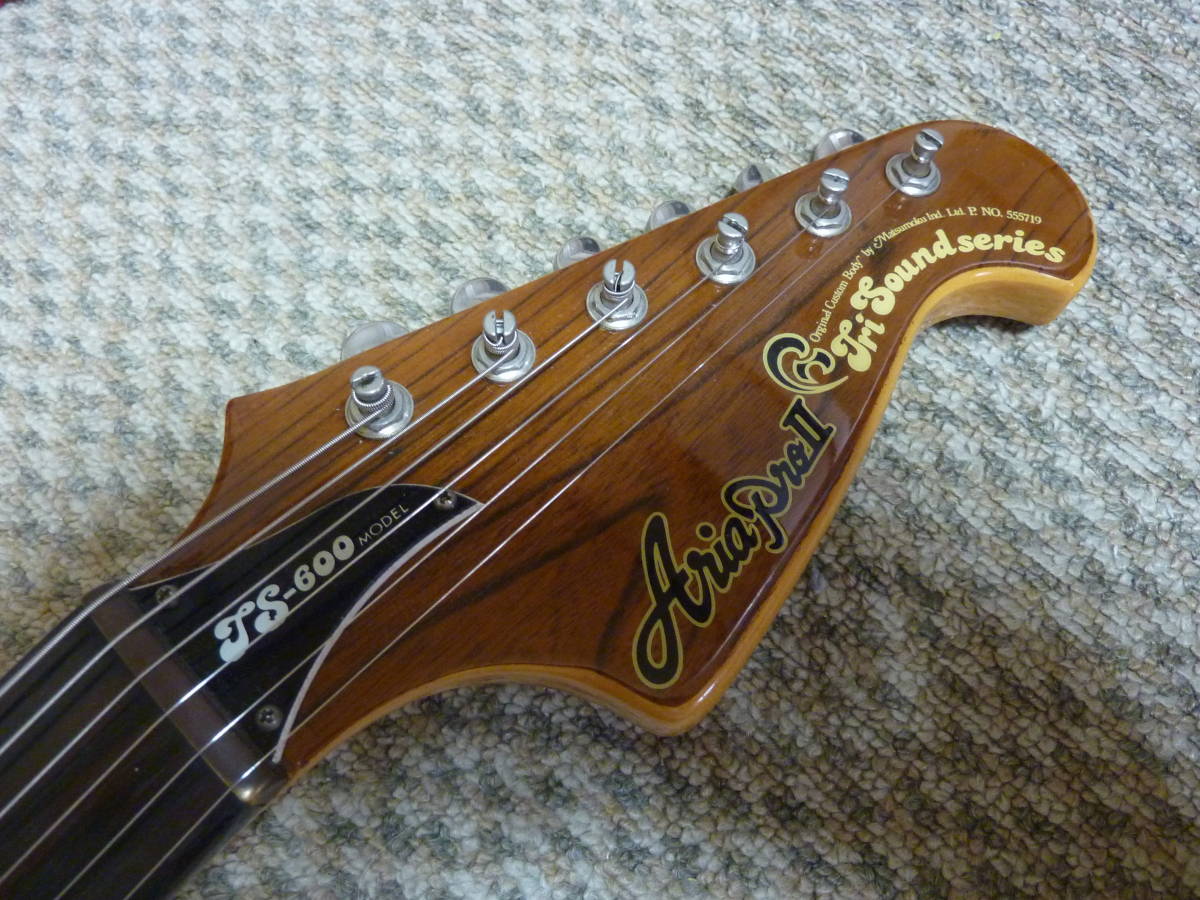 80年代製 アリアプロⅡ製 エレキ TS-600 スルーネック 【公式通販】