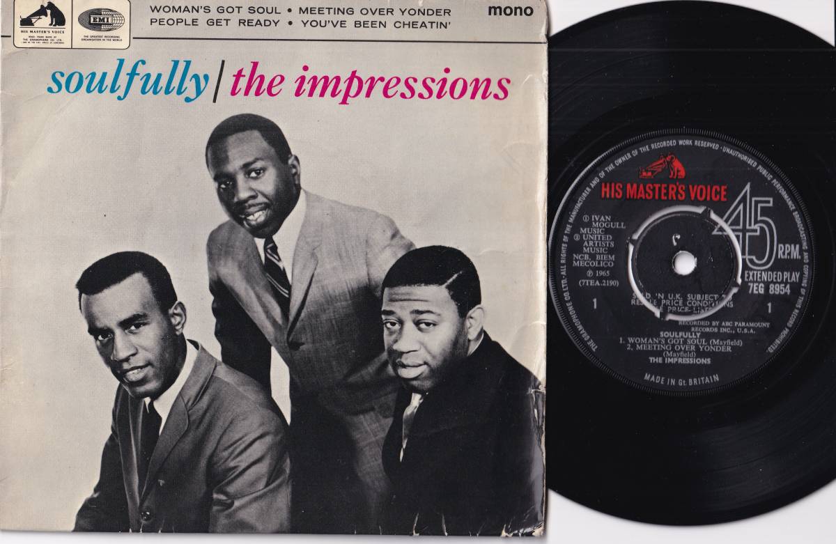 正規品，高品質 UKorg7&rdquo;EP THE IMPRESSIONS SOULFULLY(R&B、ソウル)｜売買されたオークション情報、yahooの商品情報をアーカイブ公開 - オークファン Ru0026B、ソウル
