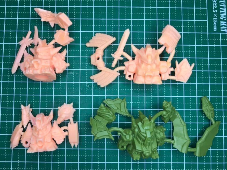 ②ガンドランダー 4種セット ガシャポン戦士 ガンケシ
