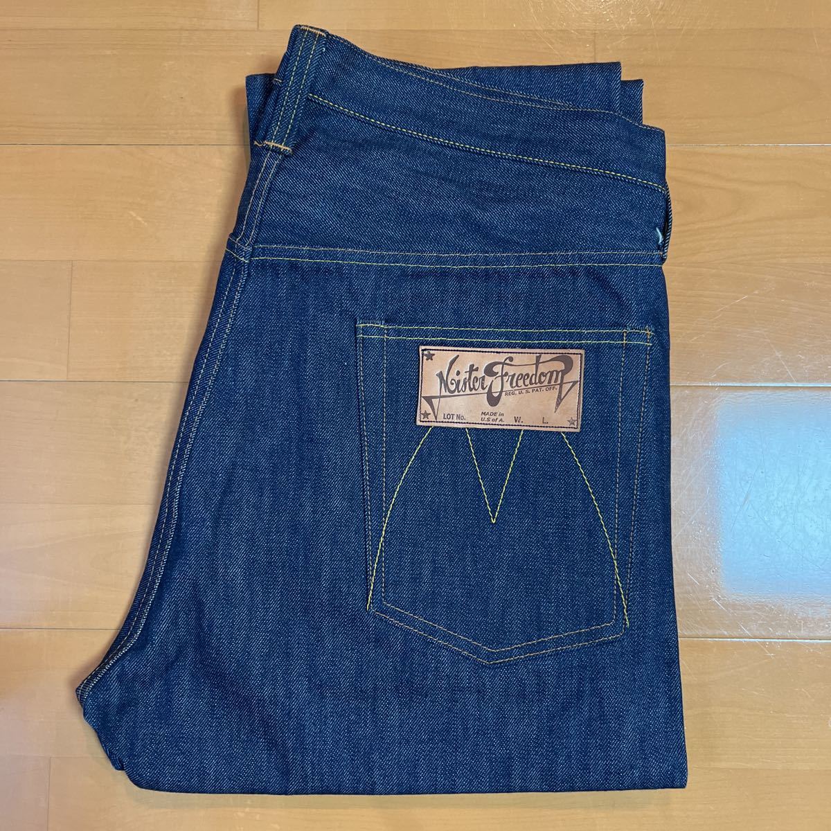SUGAR CANE ミスターフリーダム × Mister MISTER シュガーケーン FREEDOM Freedom Freedom（シュガーケン×ミスターフリーダム 希少 x インディゴストライプ ミスター – Freedom（シュガーケン