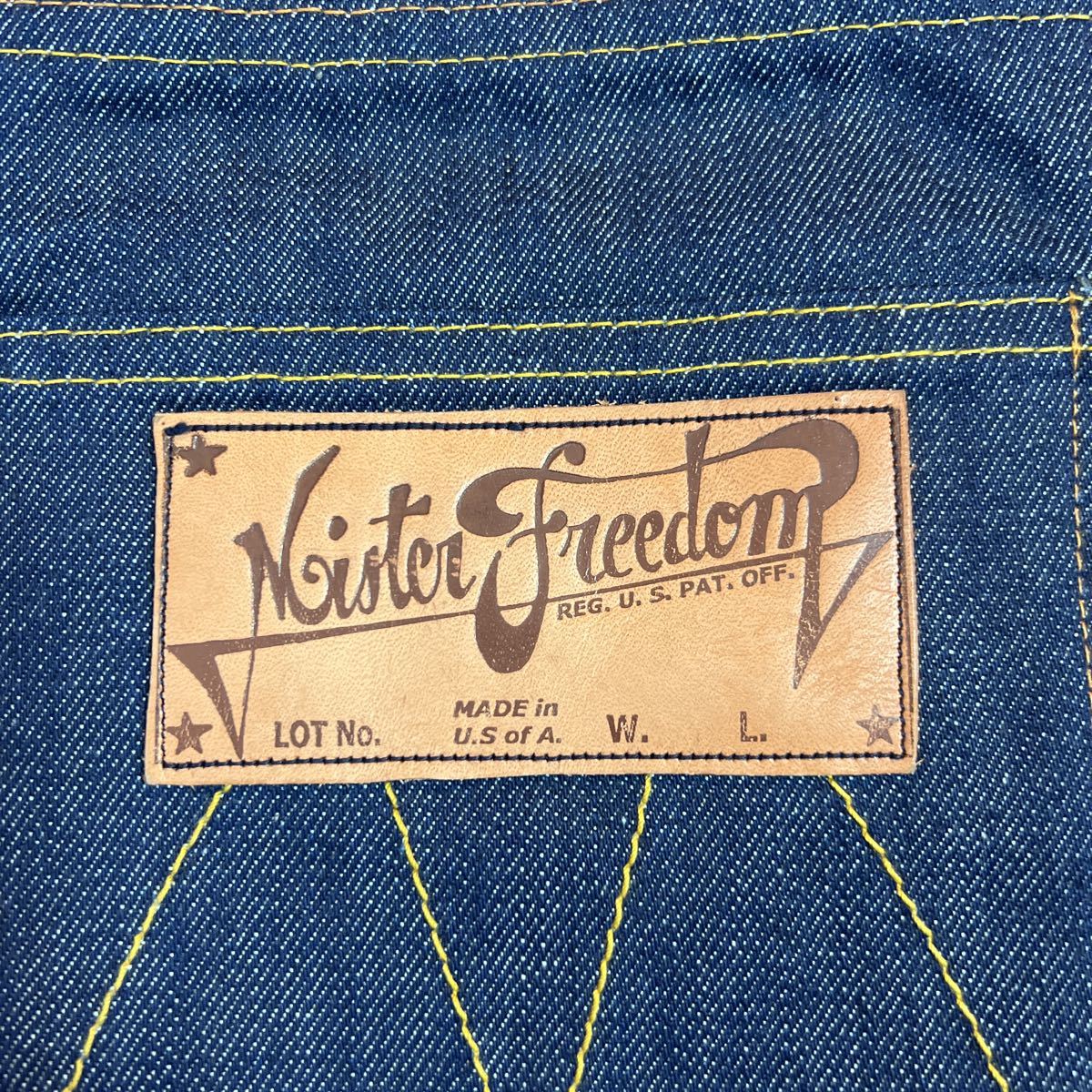 SUGAR CANE ミスターフリーダム × Mister MISTER シュガーケーン FREEDOM Freedom Freedom（シュガーケン×ミスターフリーダム 希少 x インディゴストライプ ミスター – Freedom（シュガーケン