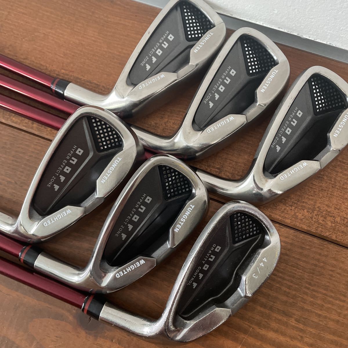オノフ 2012年モデル 赤 アイアン 5〜p 6本セット フレックスR MP-512I 