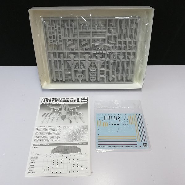 mR023c [未組立] ハセガワ 1/48 航空自衛隊ウェポンセットA エア