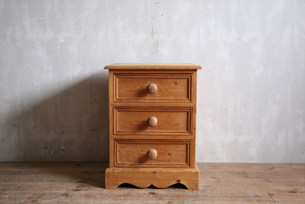 英国アンティーク◇古木ファイヤースクリーン/プチポワン刺繍/木製衝立