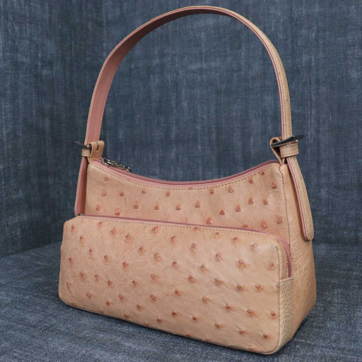☆定価30万☆1円スタート オーストリッチ ダチョウ genuine ostrich 