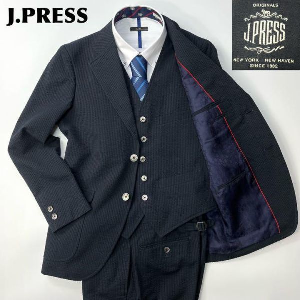 最新作，人気 ジェイプレス J.PRESS スーツ 3P シルク混 エンボス加工 春夏(Sサイズ以下)｜売買されたオークション情報、yahooの商品情報をアーカイブ公開 - オークファン Sサイズ以下