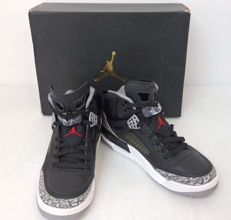 NIKE ナイキ JORDAN SPIZIKE ジョーダン スパイジ―ク 315371-034 27㎝ BLK/CEMENT(27.0cm)｜売買されたオークション情報、yahooの商品情報をアーカイブ公開 - オークファン 27.0cm
