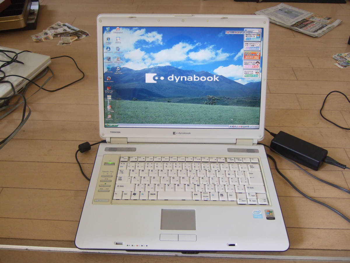 きれい XP 東芝 Dynabook AX/840LS C. M 1.50GHz/1GB/80GB/office2007