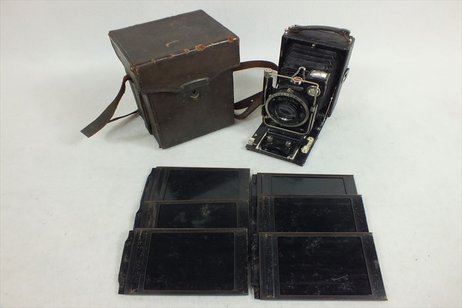 カメラ 蛇腹カメラ ZEISS IKON Super-Six#486 本革ケース付き