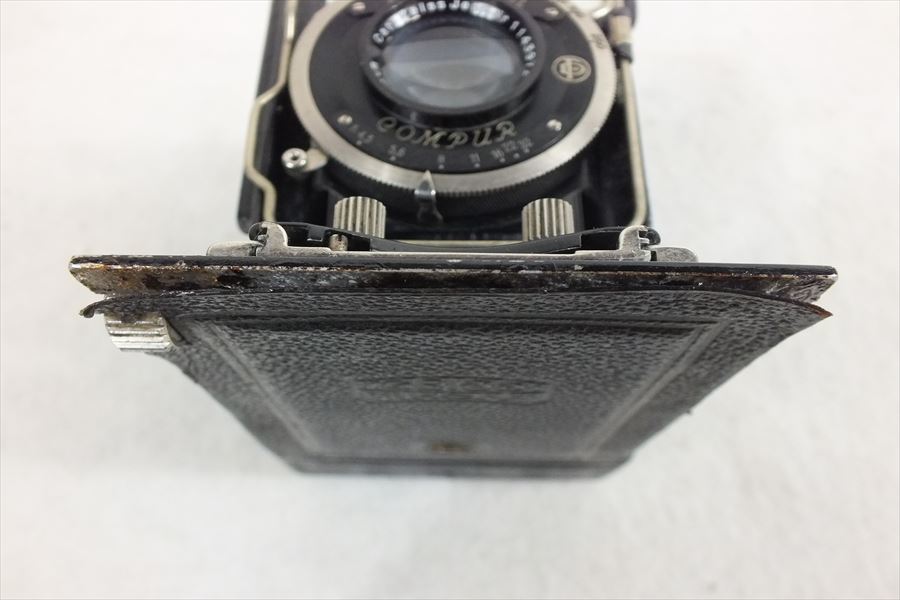 カメラ 蛇腹カメラ ZEISS IKON Super-Six#486 本革ケース付き