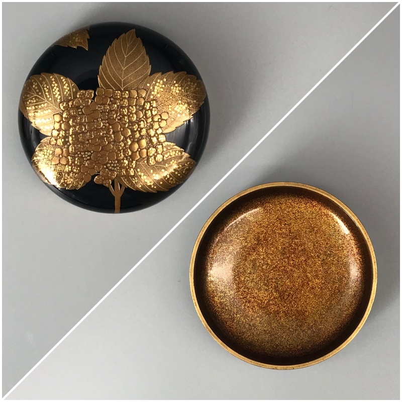共箱 - 茶道具 輪島塗 元岡清斉作 春草蒔絵 金輪寺棗 V 0 メルカリ (