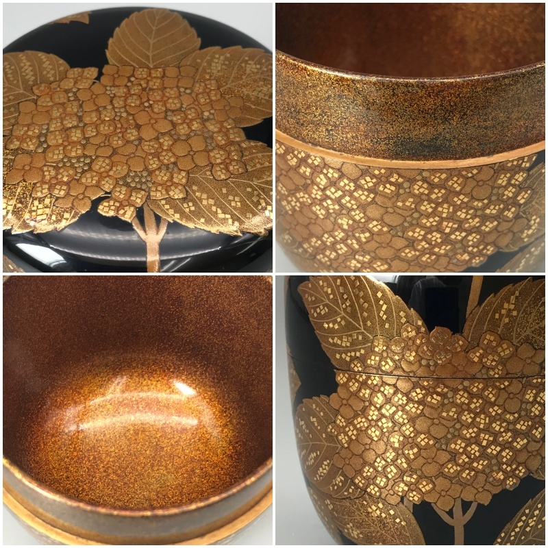 共箱 - 茶道具 輪島塗 元岡清斉作 春草蒔絵 金輪寺棗 V 0 メルカリ (