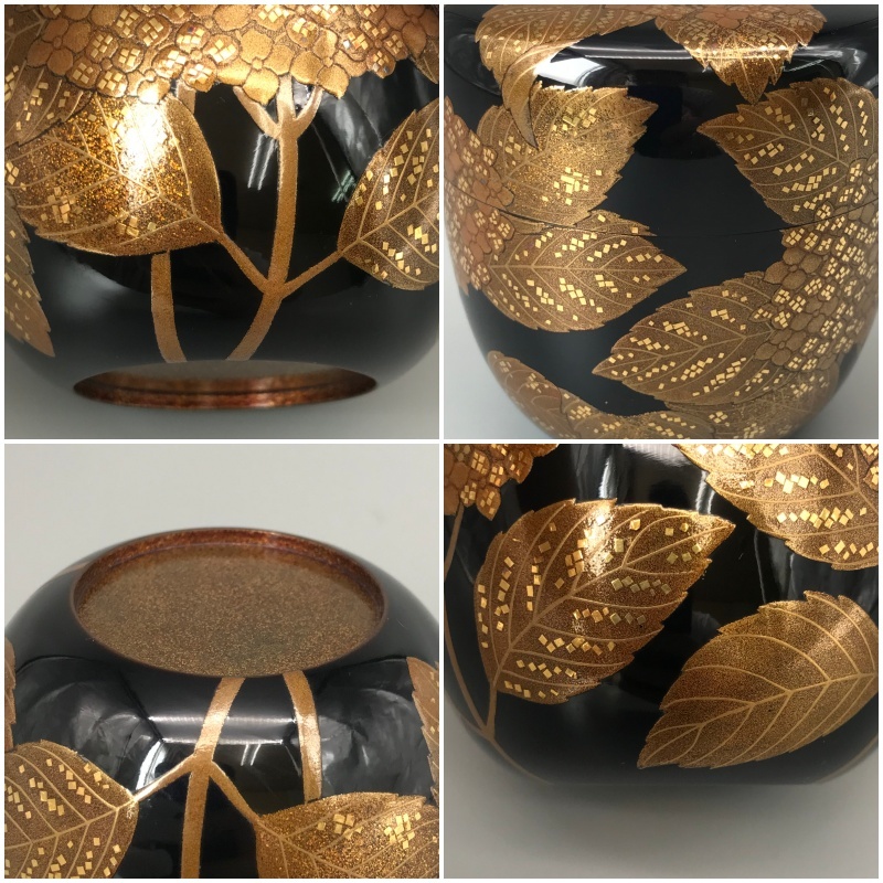 共箱 - 茶道具 輪島塗 元岡清斉作 春草蒔絵 金輪寺棗 V 0 メルカリ (