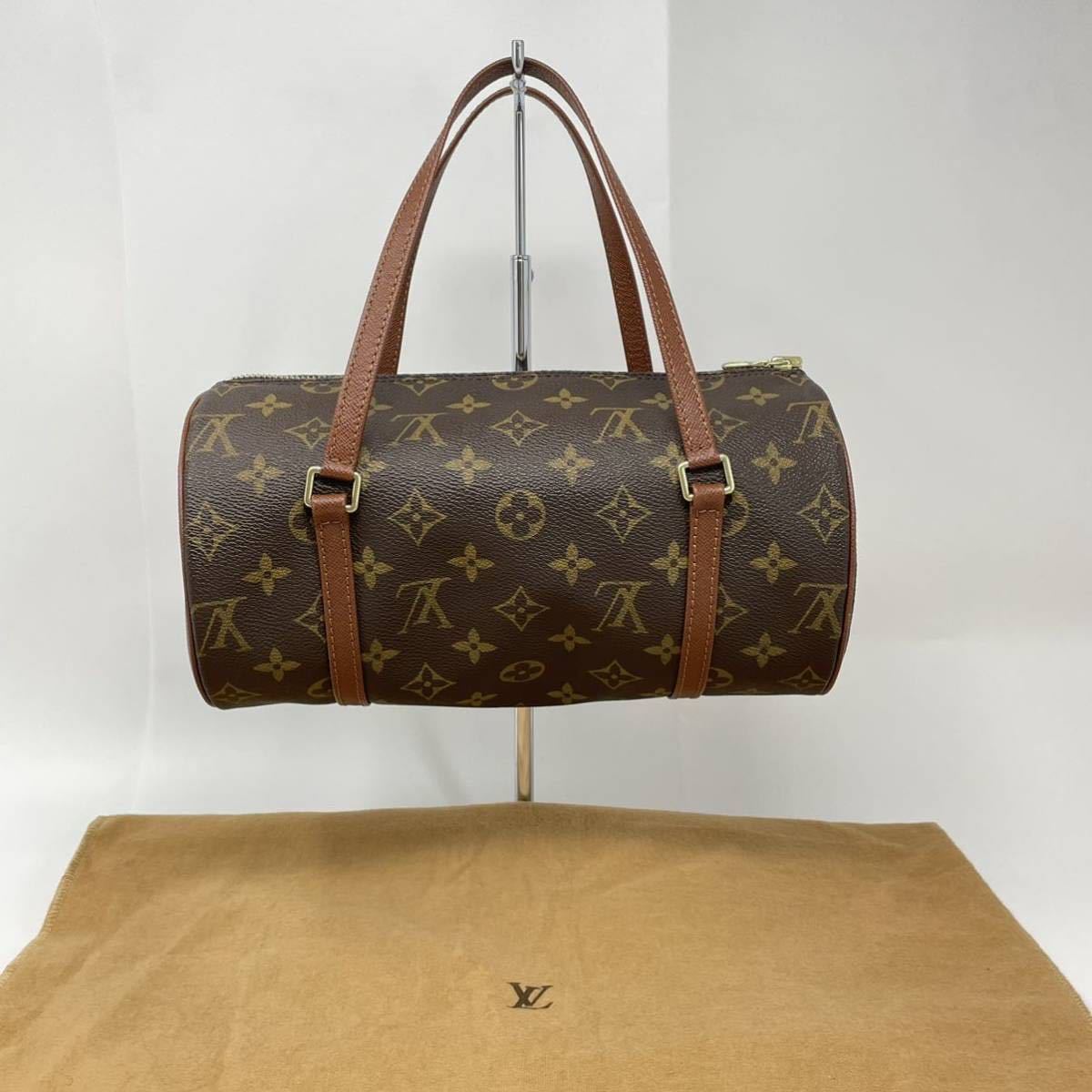 極美品 LOUIS VUITTON ルイヴィトン モノグラム パピヨン 円筒型 