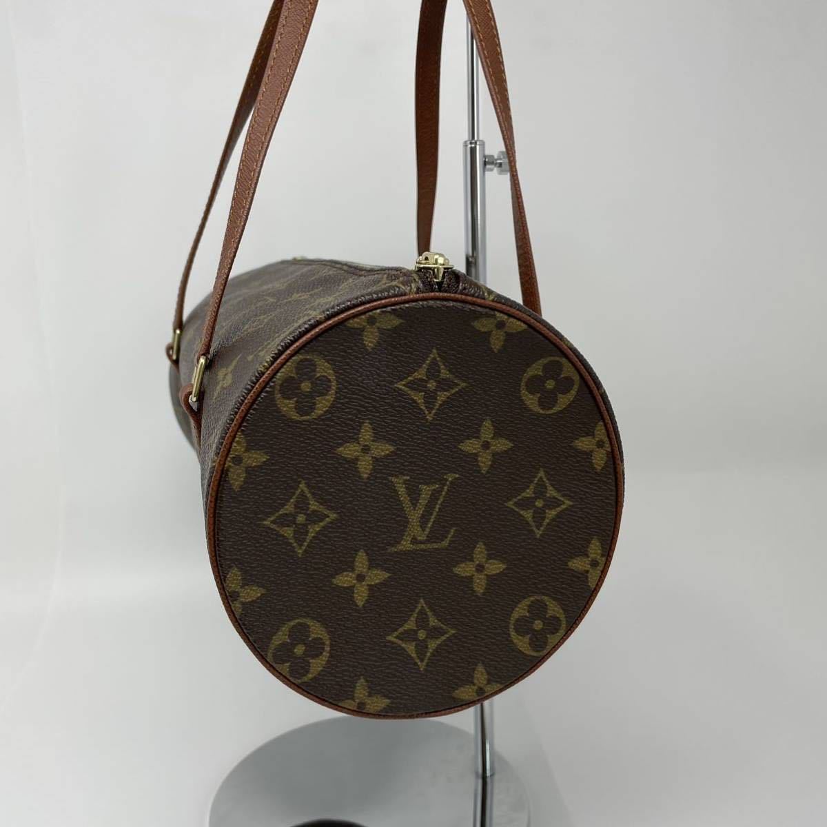 極美品 LOUIS VUITTON ルイヴィトン モノグラム パピヨン 円筒型 