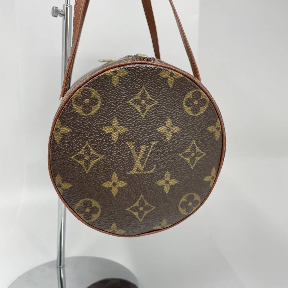 極美品 LOUIS VUITTON ルイヴィトン モノグラム パピヨン 円筒型 