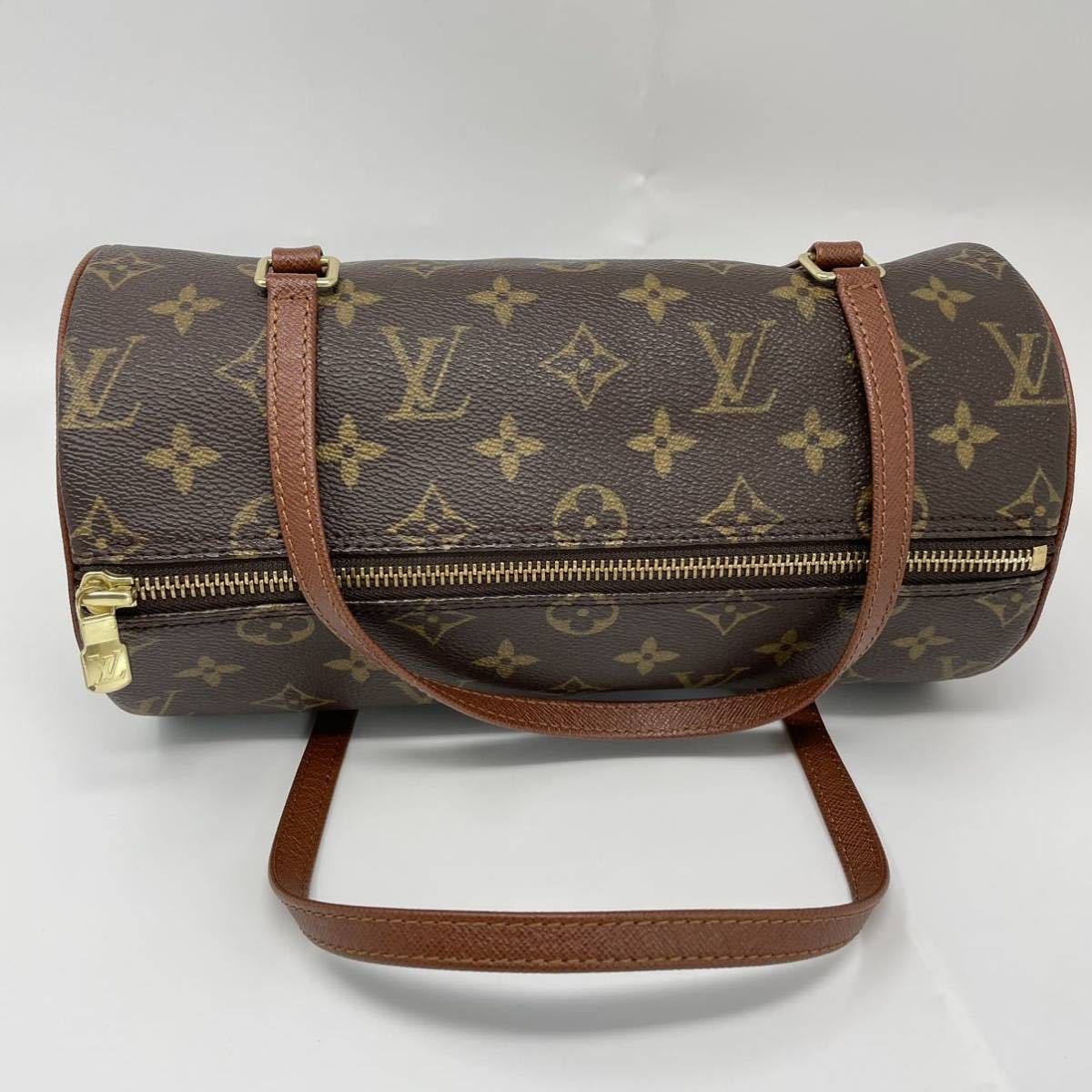 極美品 LOUIS VUITTON ルイヴィトン モノグラム パピヨン 円筒型 
