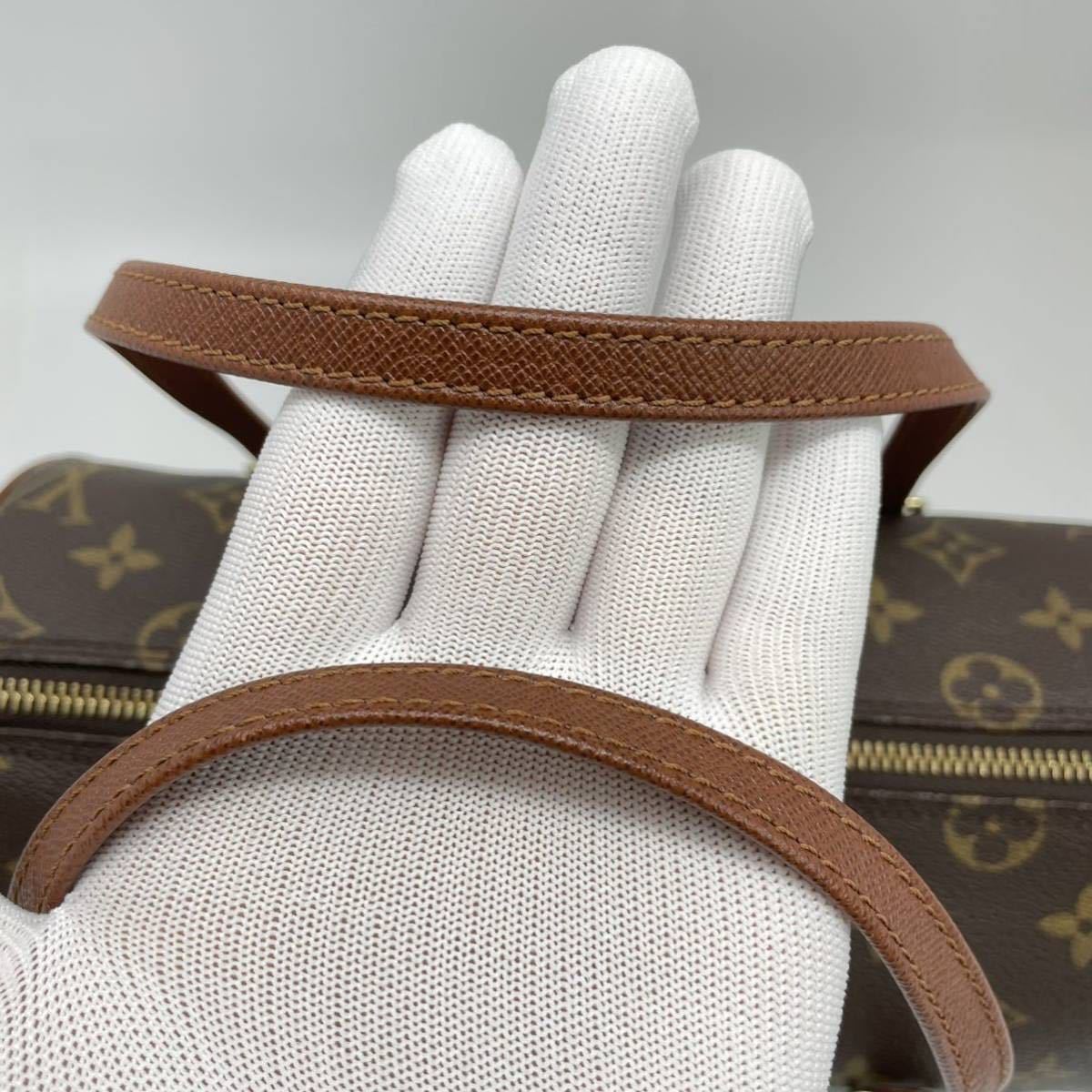 極美品 LOUIS VUITTON ルイヴィトン モノグラム パピヨン 円筒型 