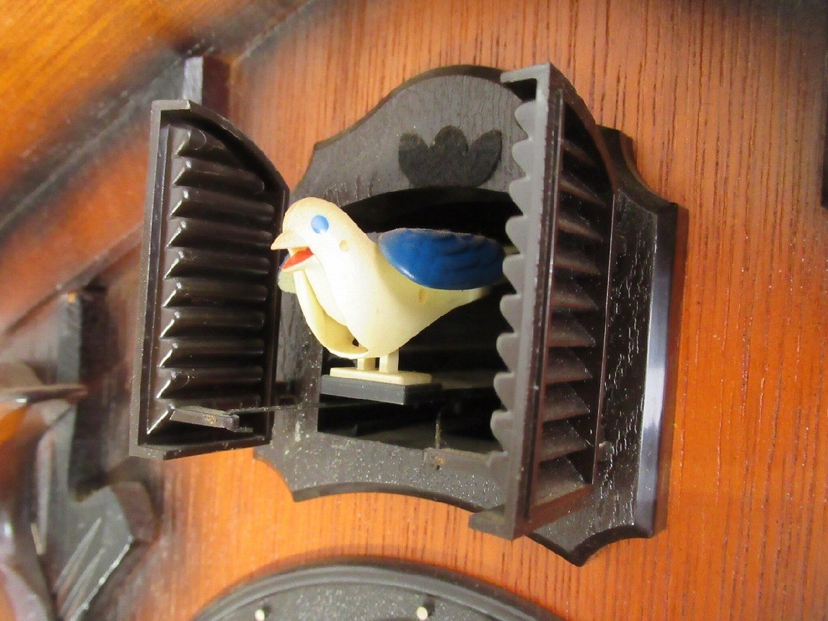 H257 SEIKO セイコー BIRDIE クォーツ 電池式 木製 鳩時計 PB311B
