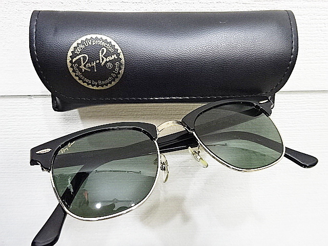  廃盤 良品 黒 49mm B&L W0365 クラブマスター レイバン RAYBAN ブラック USA アメリカ 米国製 ボシュロム BL ビンテージ サングラス(クラブマスター)｜売買されたオークション情報、yahooの商品情 サングラス