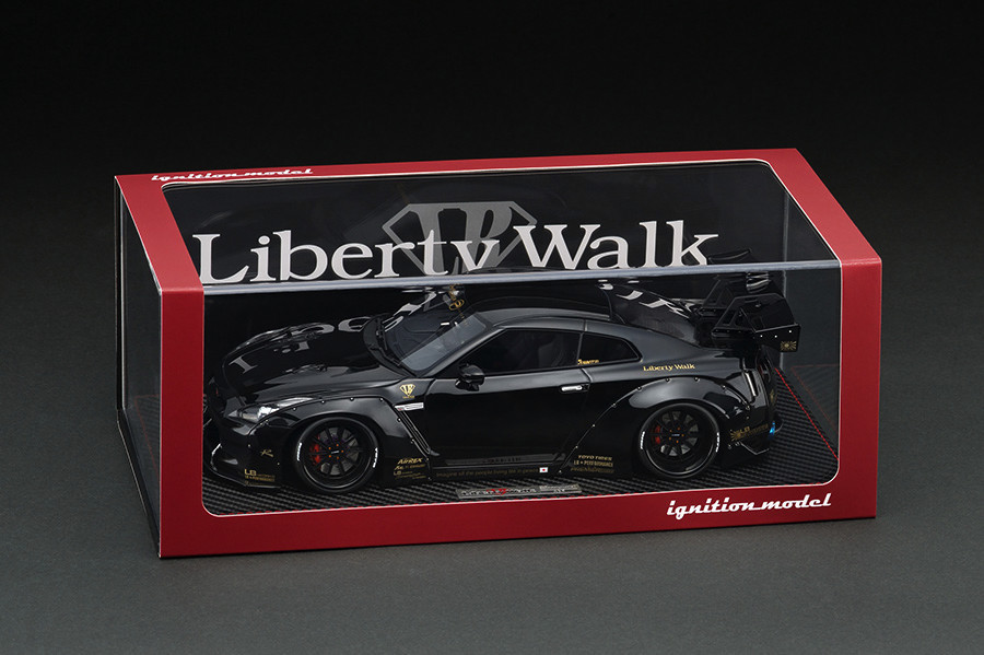 IG 0694 1/18 LB-WORKS GT-R (R35) Black WEB限定 ブラック リバティー