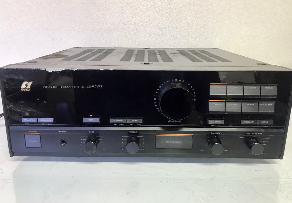 【美品】SANSUI AU-α607i サンスイ プリメインアンプ サンスイ Sansui AUα607 Extra プリメインアンプ