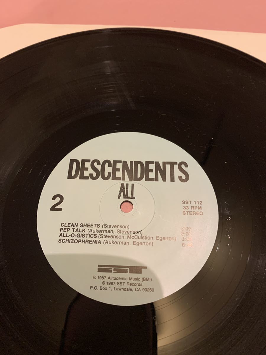 ☆ DESCENDENTS ディセンデンツ/ ALL カリフォルニアパンク・元祖 