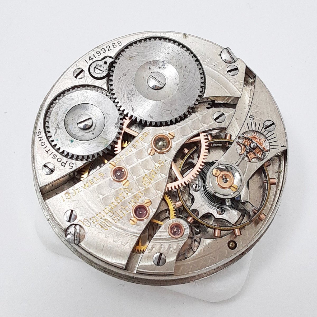 ウォルサム 懐中時計 19石 リバーサイド WALTHAM - HA-5927| 19JEWELS 