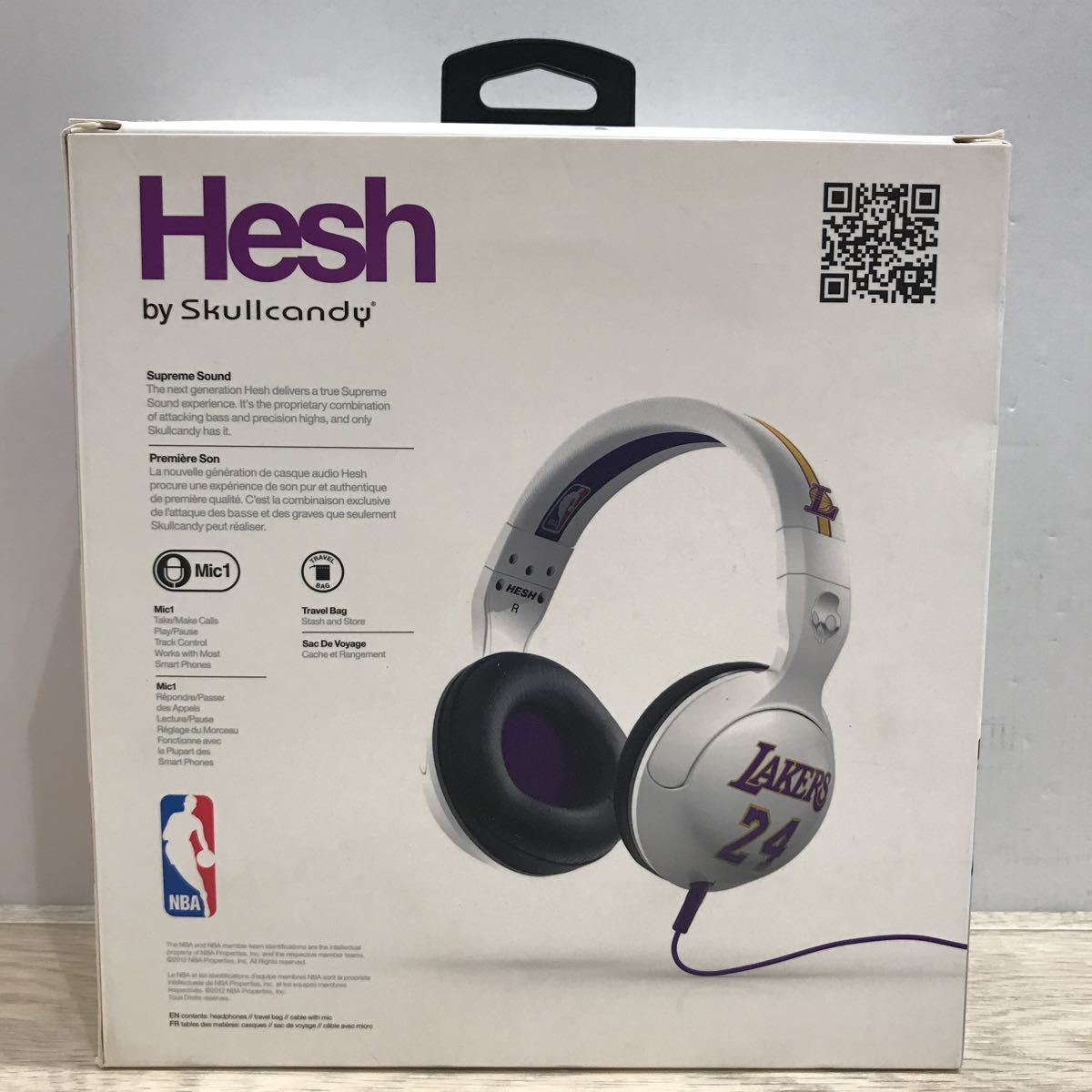164 D Skullcandy Hesh NBA Kobe Bryant コービー レイカーズ 