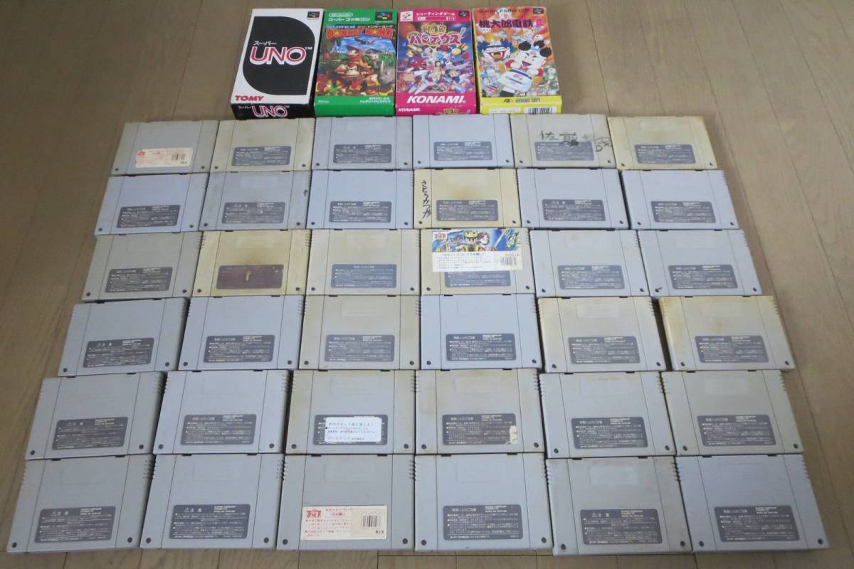 SFC スーパーファミコン ソフト まとめて 40本 まとめ売り 箱付き