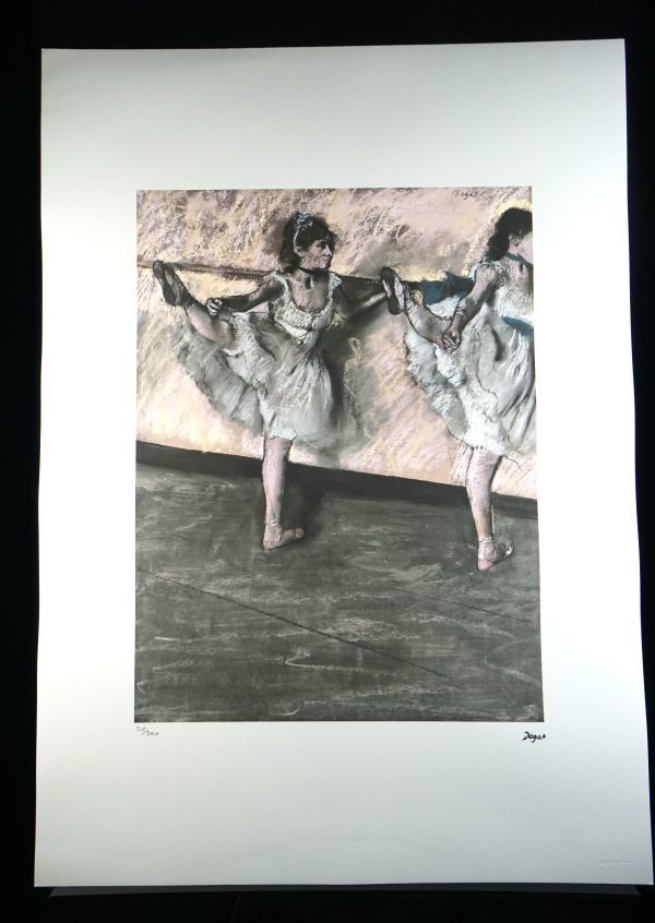 エドガー・ドガ Edger Degas リトグラフ 〇版サイン有り
