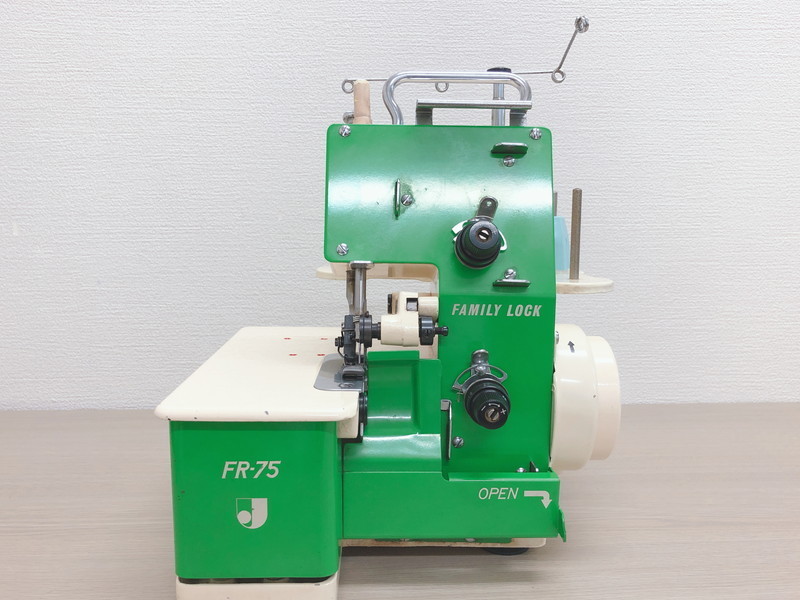 PA0594)▽ロックミシン▽※ジャンク扱い※ ジャノメ ファミリーロック FR