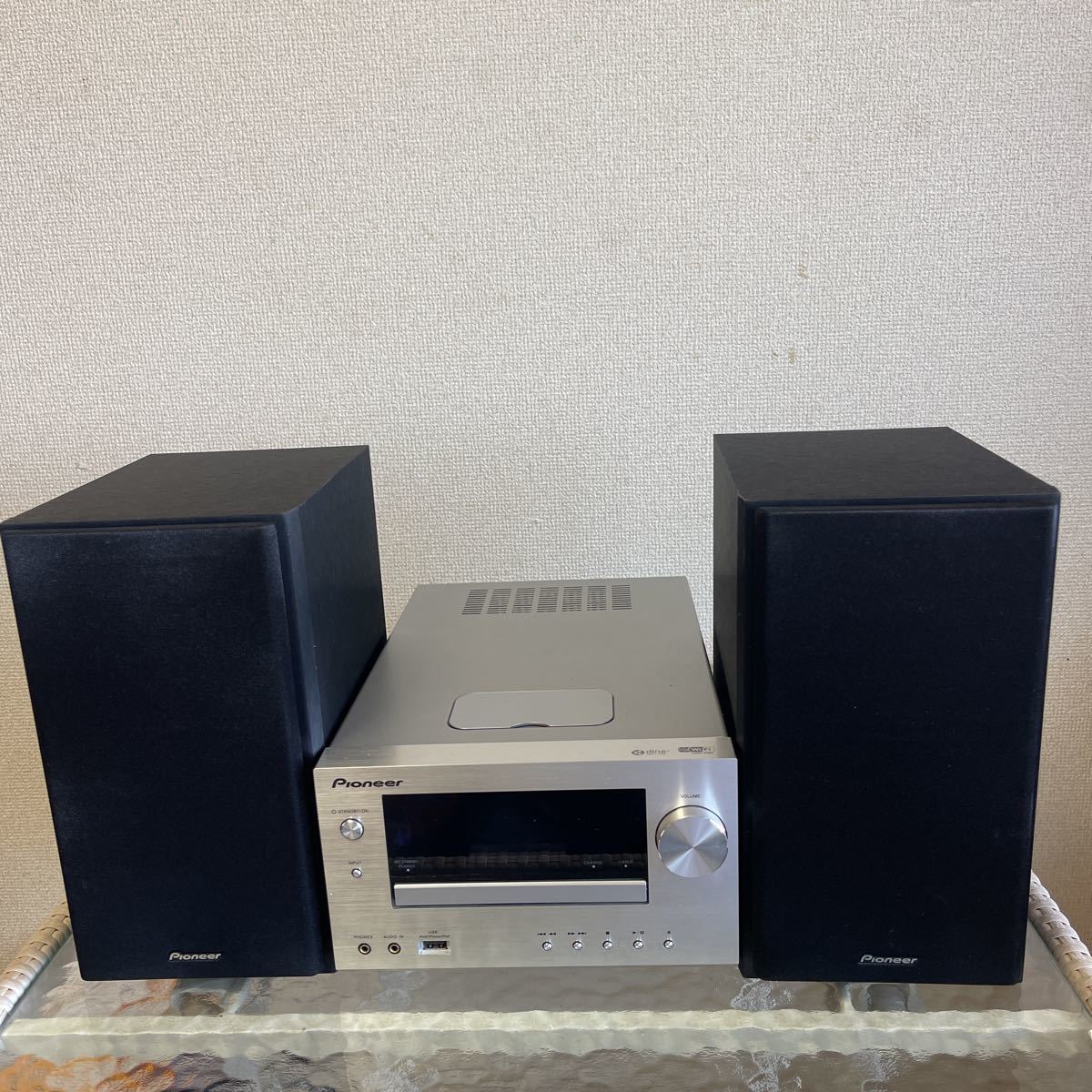 Pioneer パイオニア システムコンポ コンポ スピーカー付 通電のみ確認
