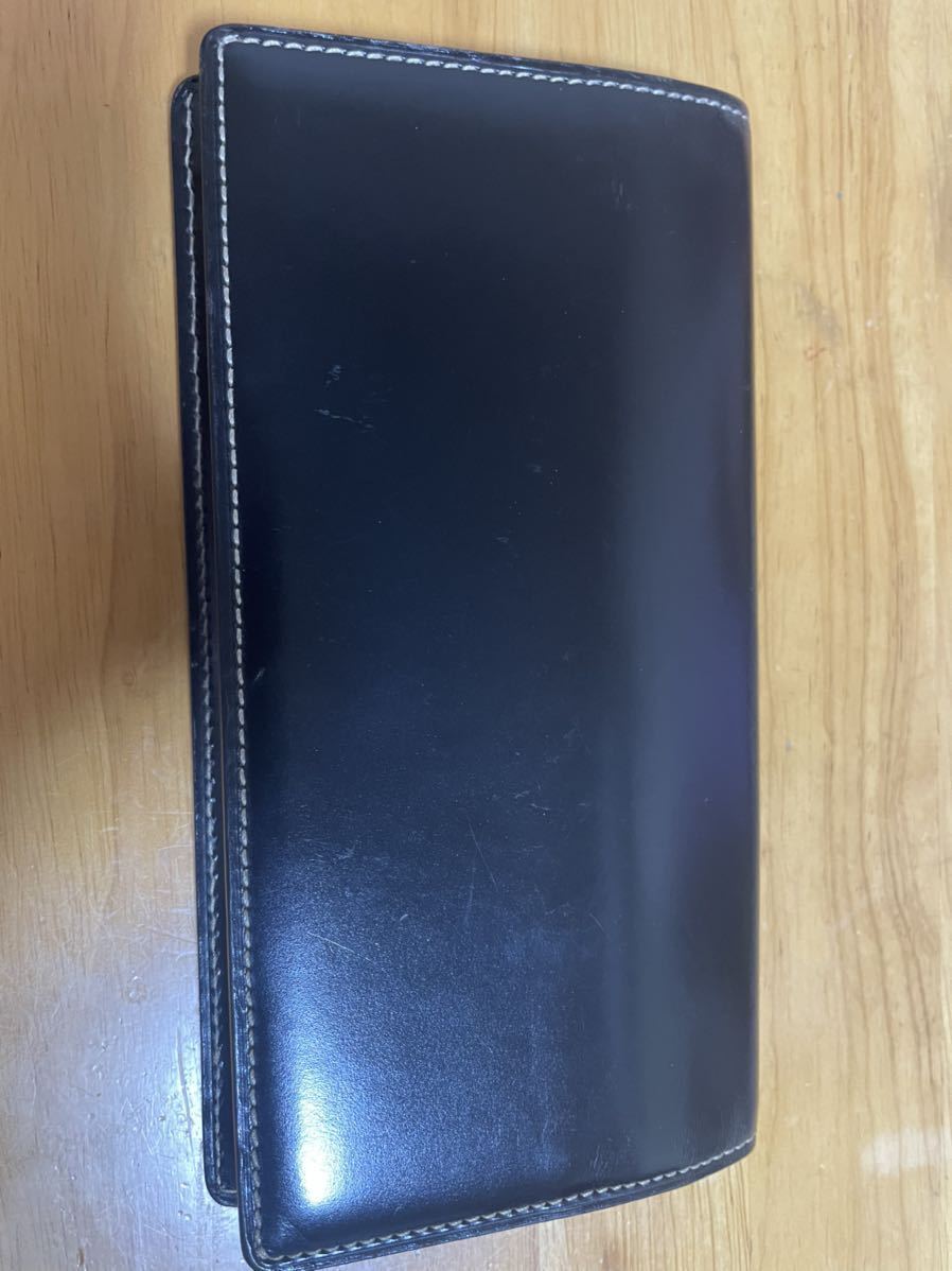 【今週中】GANZO 黒ブライドルレザー長財布 AVON(エイボン) ラウンドファスナー長財布｜ブライドルレザー｜最高級