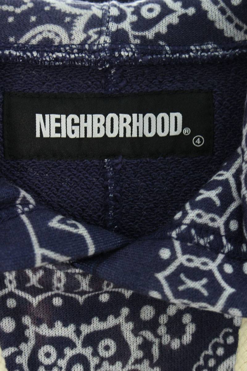 NEIGHBORHOOD &frasl; ネイバーフッド 21AW BANDANA CHOPPED HUNTER NBHD&frasl; 212BHBHN LS x 0 BOUNTY NEIGHBORHOOD(ネイバーフッド) EC-HOODED NEIGHBORHOOD◇ネイバーフッド×バウンティーハンター&frasl;パーカー&frasl;L