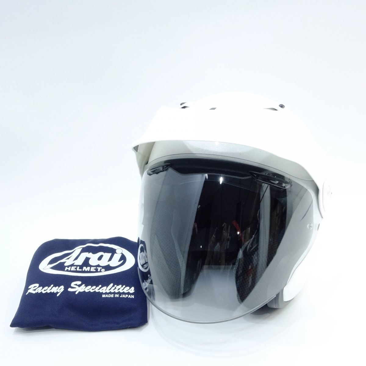 Arai ジェットヘルメット ホワイト CT-Z 57-58 バイク