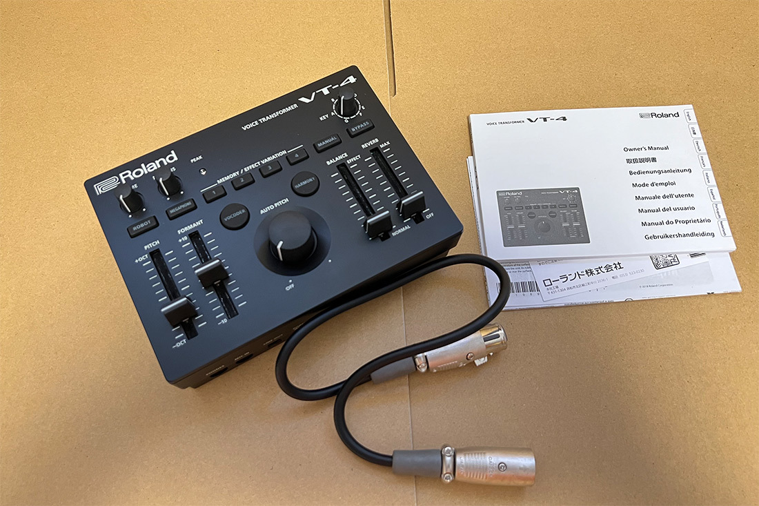 ROLAND ローランド VT-4 ボイストランスフォーマー ケーブルおまけ　美品