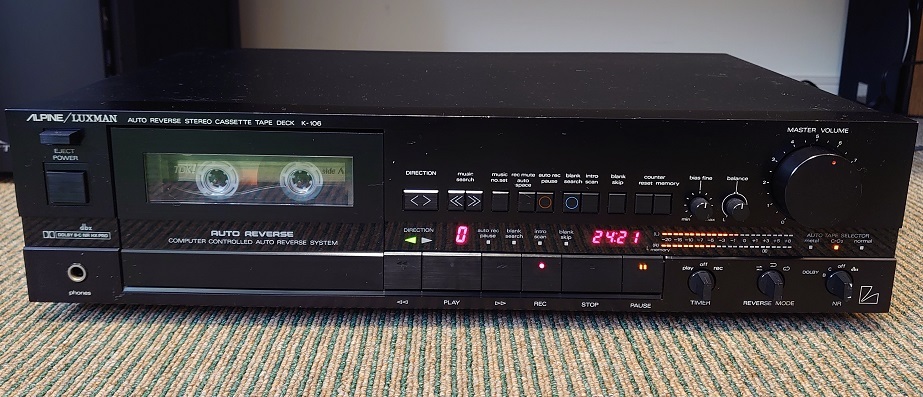 ALPINE/LUXMAN アルパインラックスマン クイックリバース カセット