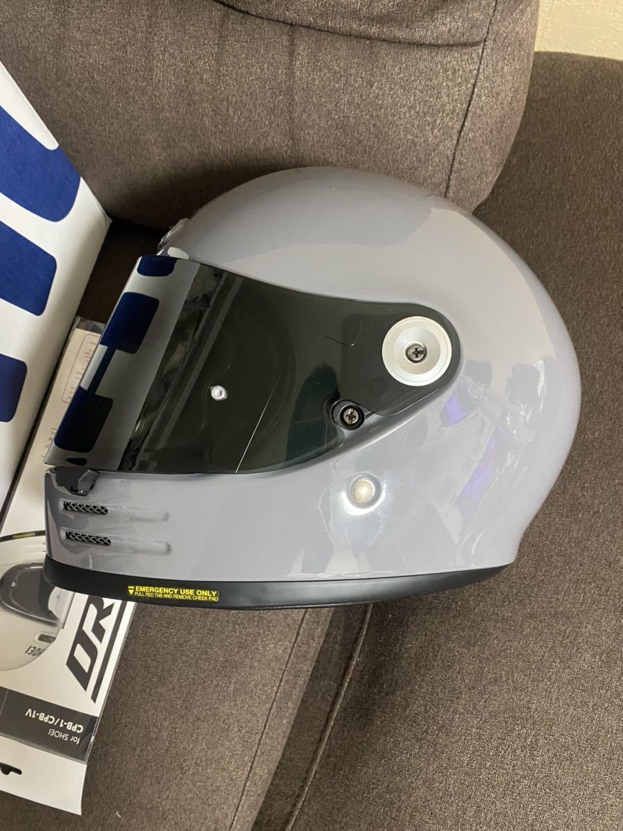 SHOEI グラムスター バサルトグレー Mサイズ ダークスモーク 