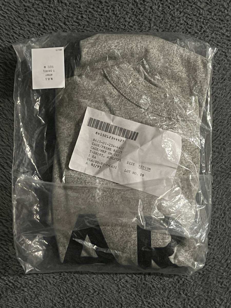 HOT USA製 デッドストック 1992年 US ARMY PFU Tシャツ M 杢グリーン 米軍 半袖 ミリタリー トレーニング ヴィンテージ(Tシャツ)｜売買されたオークション情報、yahooの商品情報をアーカイブ公開 - オー Tシャツ