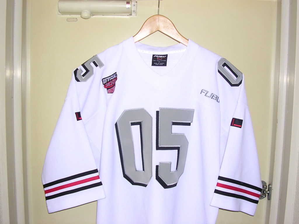 FUBU フットボールシャツ ホワイト 05 ナンバリング XL 90s 00s FUBU ナンバリング フットボールシャツ L 白 vintage old フブ