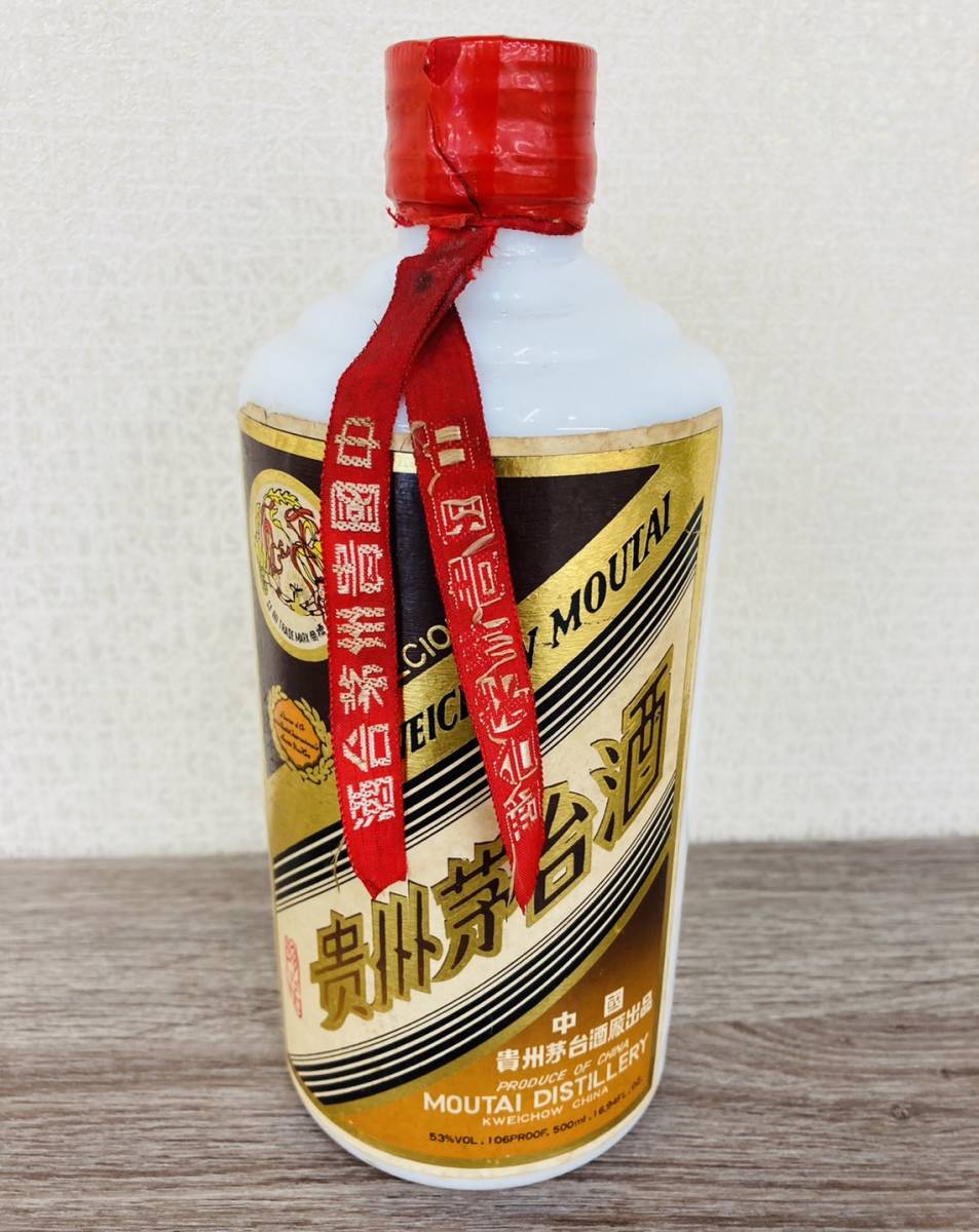 N-9604【未開栓】貴州茅台酒 マオタイ酒 天女 ゴールドラベル 珍品