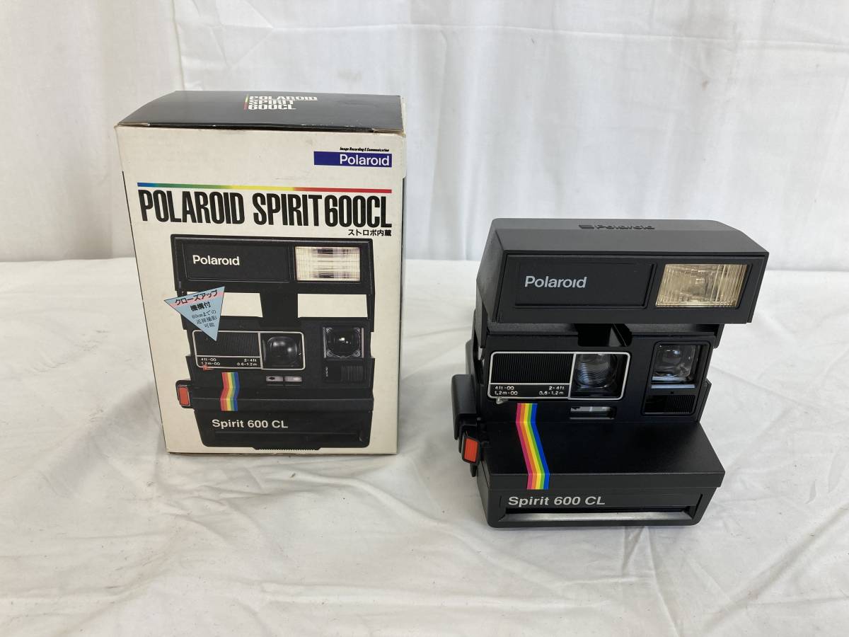 OM16】(S)ポラロイドカメラ 黒 ブラック POLAROID SPIRIT 600CL