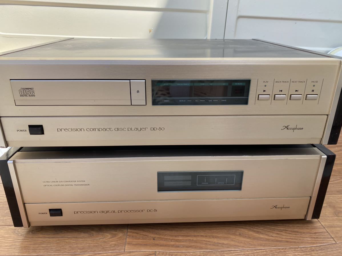 激安大特価，新品 Accuphase アキュフェーズ DP-80+DC-81 ＣＤトランスポート 通電確認済み(アキュフェーズ)｜売買されたオークション情報、yahooの商品情報をアーカイブ公開 - オークファン アキュフェーズ