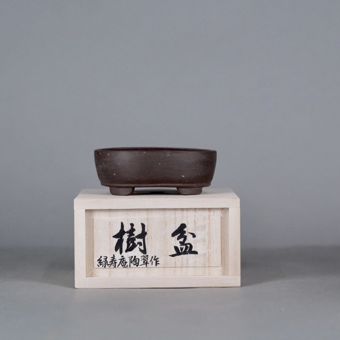 陶翠 緑寿庵 盆栽鉢 小品盆栽鉢 (B)〜(D) (A13・14・15)