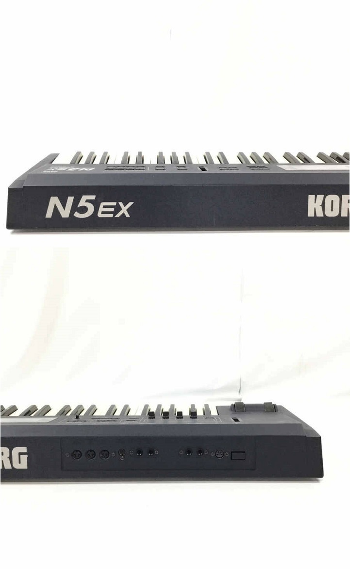 KORG N5初代 シンセサイザー　ケース・説明書・ACアダプタあり 希少】KORG N5初代 シンセサイザー ケース・説明書・ACアダプタ付き