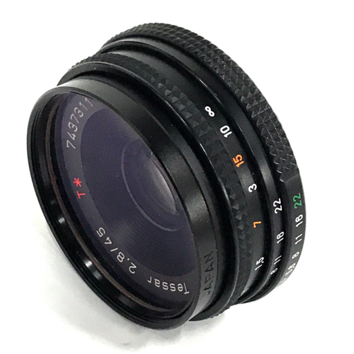 Tessar Zeiss 45mm Carl T* Contax – Contax⁄Yashica Lens - | f⁄2.8 F