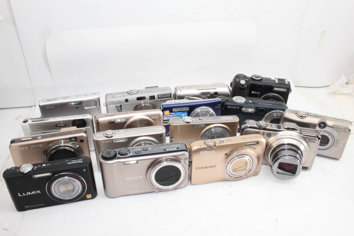  Nikon N3829 デジカメ COOLPIX ソニーサイバーショット パナソニックルミックス フジファインピクスなど16個(ニコン)｜売買されたオークション情報、yahooの商品情報をアーカイブ公開 - オークフ ニコン