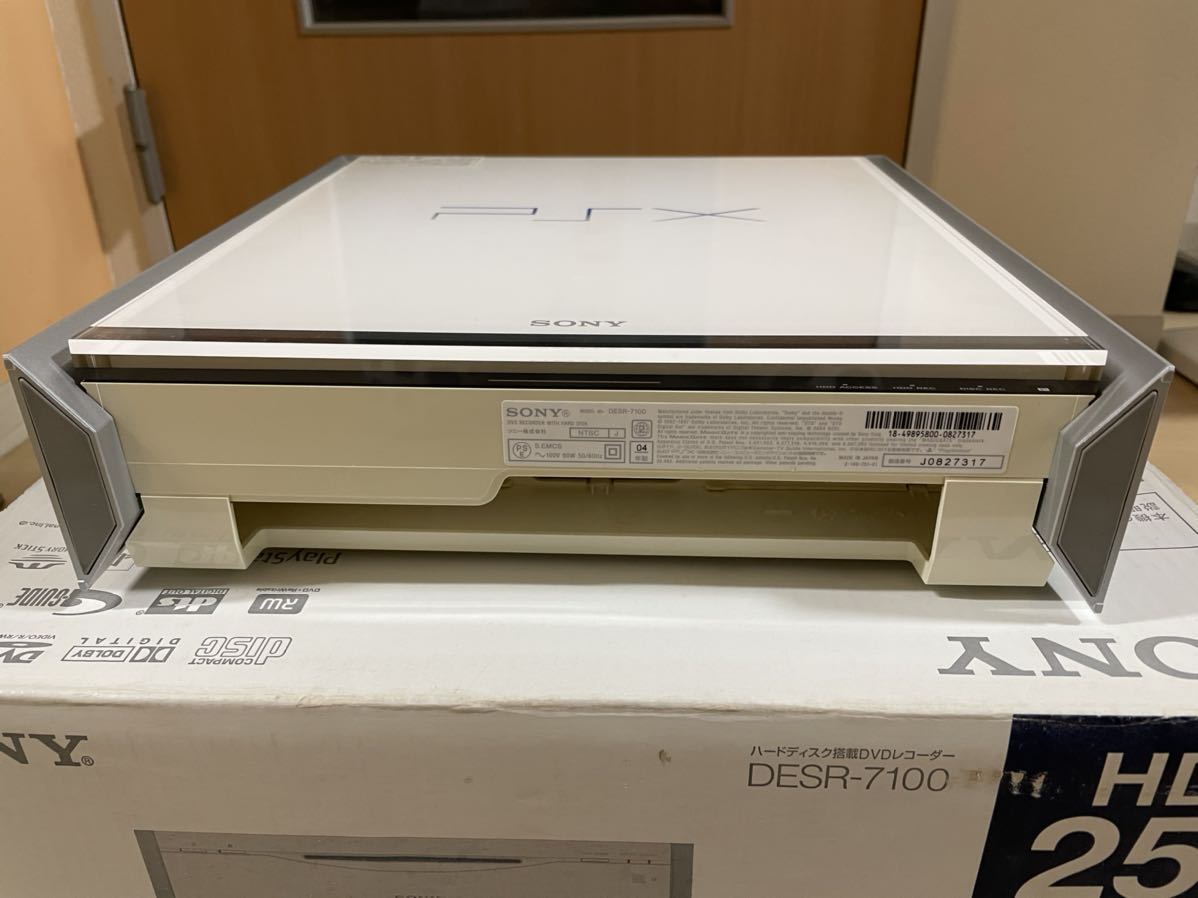 ◎SONY PSX DESR-7100 HDD/DVDレコーダー 元箱付 SONY PSX DESR-7100 DVD HDDレコーダー 外箱付き Amazon | SONY PSX